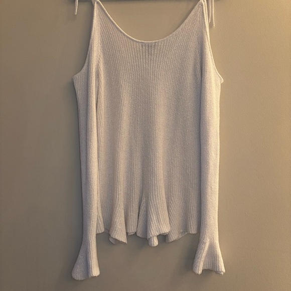 NWT Express Women’s White Long-sleeve Sweater Size L - Picture 8 of 11